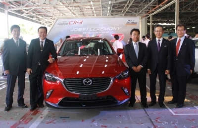 Mazda เริ่มเปิดสายการผลิต Mazda CX-3 ที่เมืองไทย พบตัวจริง 10 พฤศจิกายนนี้