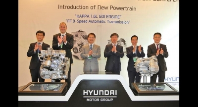 Hyundai  เผยเครื่องยนต์ไฮบริดใหม่ จัด 1600 ซีซี พลังไฟฟ้าพร้อมออโต้ 8 สปีด