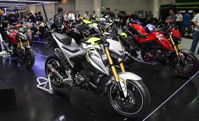 Yamaha สุดแรง!! นำโด่งยอดขายอันดับ 1 ในงาน Motor Expo 2015