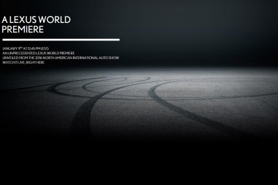 Lexus เผยทีเซอร์ปริศนา ‘unprecedented’ พร้อมเฉลยทั่วโลก 11 มกราคมนี้  