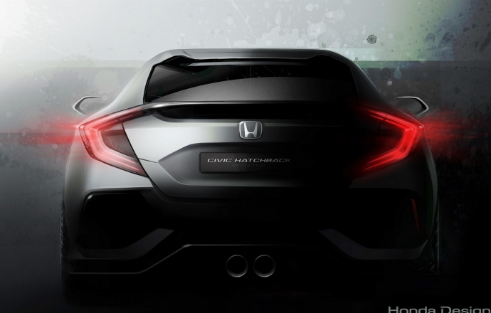 Honda เผยต้นแบบHonda Civic Hatchback Prototype พร้อมยลโฉมที่ Geneva