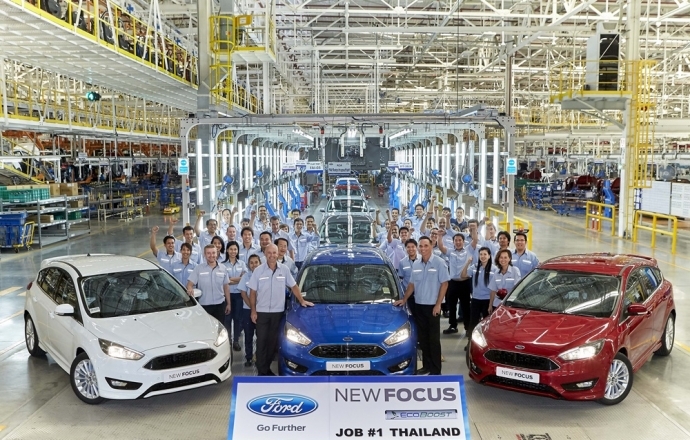Ford เปิดสายการผลิต New Ford Focus EcoBoost พร้อมพิสูจน์ความแรงทั่วประเทศมิถุนายนนี้ 