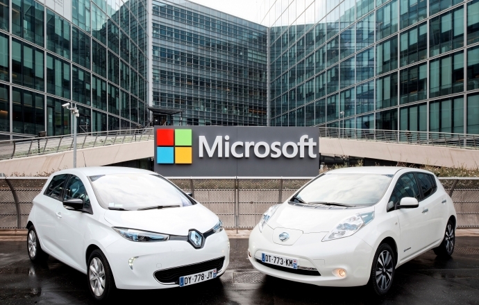 Renault-Nissan จับมือ Microsoft ร่วมพัฒนาระบบการเชื่อมต่อของการขับขี่รถยนต์ในอนาคต