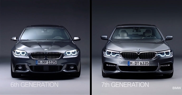 เทียบจุดต่อจุด กับ BMW 5 Series เจนใหม่ และก่อนหน้า