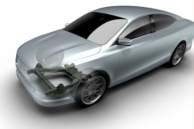 Ford เผยรูปแบบ Subframe ใหม่จาก Carbon-Fiber ลดน้ำหนักได้ 34%