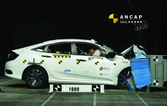Honda Civic คว้า 5 ดาว รถปลอดภัยสูงสุด จาก ANCAP ออสเตรเลีย