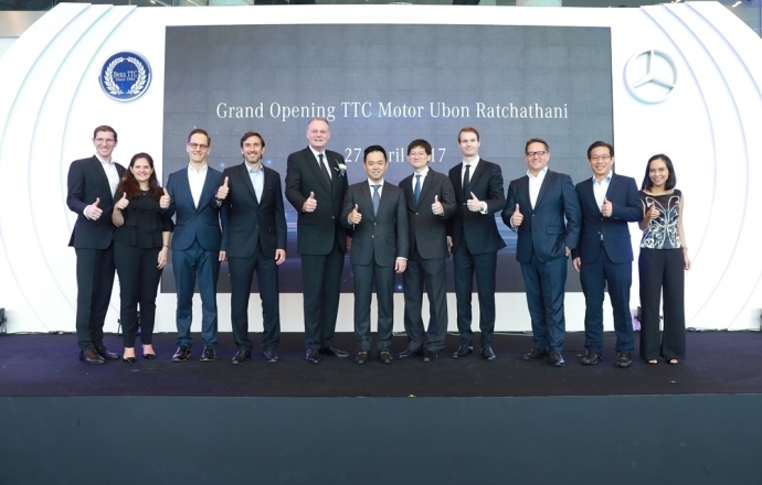 TTC Motor Ubon Ratchathani เปิดโชว์รูมและศูนย์บริการรถยนต์ Mercedes-Benz แห่งใหม่ สุดหรู ใหญ่ที่สุดในพื้นที่ภาคตะวันออกเฉียงเหนือ