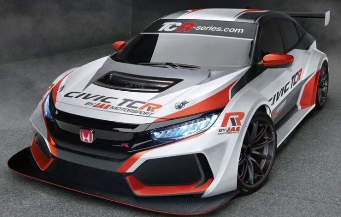 Honda เผยโฉมรถแข่งตัวแรง Honda Civic TCR