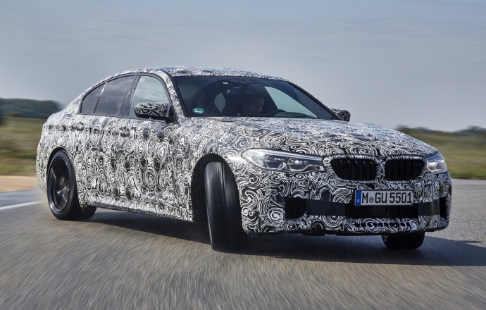 BMW M5 ปี 2018 ซีดานเวอร์ชั่นแรง เตรียมเผยก่อนงาน Frankfurt Motor Show นี้