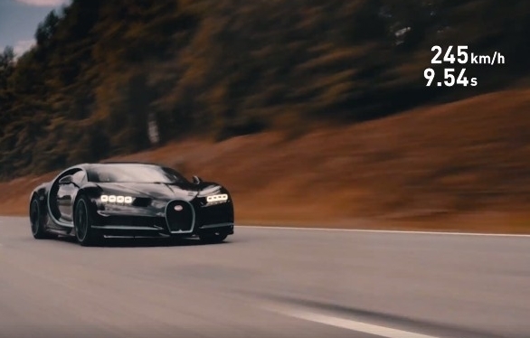 Bugatti Chiron กับที่สุดความเร็ว เร่ง 0-400 กม./ชม. ในเวลา 32.6 วินาที