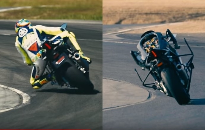 Yamaha Motobot หุ่นยนต์ขี่มอเตอร์ไซค์ ซิ่งทำเวลากับ Valentino Rossi