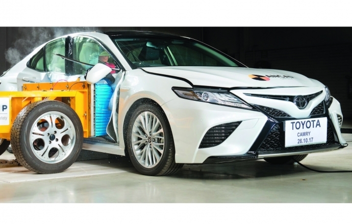 Toyota Camry รถยนต์ใหม่ 2018 รับเรทติ้งความปลอดภัยสูงสุดจาก ANCAP