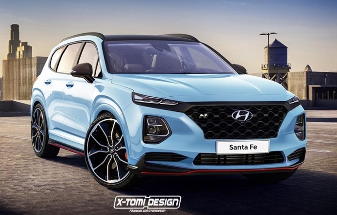 All New Hyundai Santa FE เวอร์ชั่นแรง N ในจินตนาการ