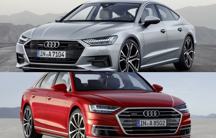 รถใหม่ใครมาก่อน!! Audi A8 หรือ Audi A7 สองเก๋งพรีเมี่ยมรุ่นใหม่หมด…. 5 มีนาคม รู้กัน