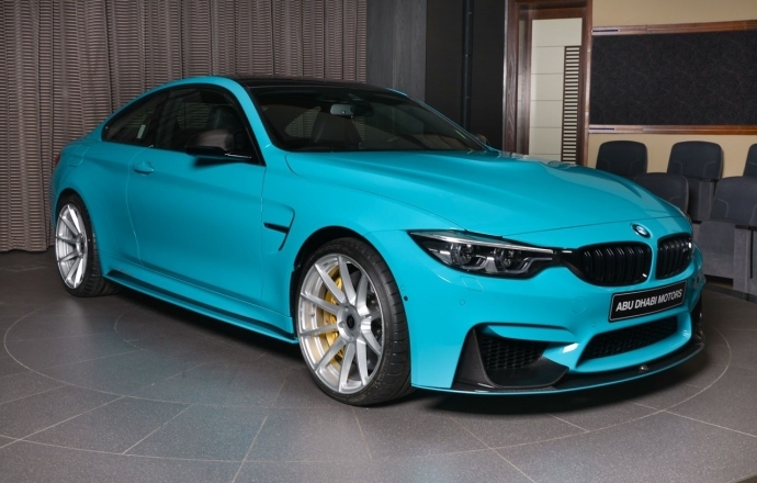 BMW M4 สีสันใหม่สุดแตกต่างพร้อมชุดแต่ง โดย BMW Abu Dhabi Motors