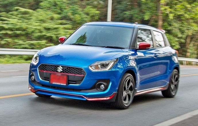 ชมตัวแต่ง All New Suzuki SWIFT กับสีใหม่ Speedy Blue Metallic ในไทย
