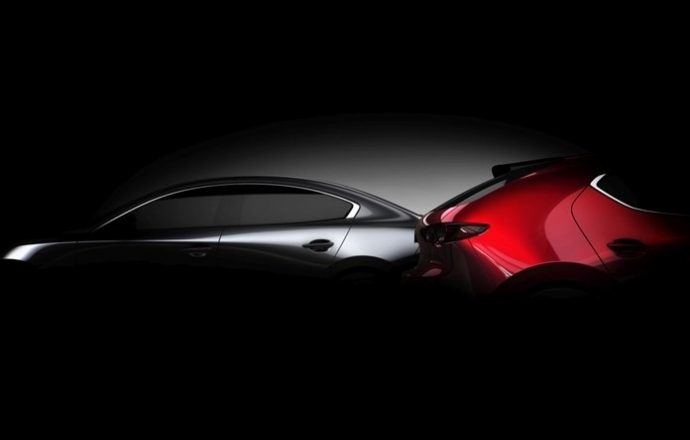 ปล่อยภาพออกมาอีกหน่อยกับ All-New Mazda 3 ก่อนเผยตัวจริงที่งาน Los Angeles Auto Show 2018