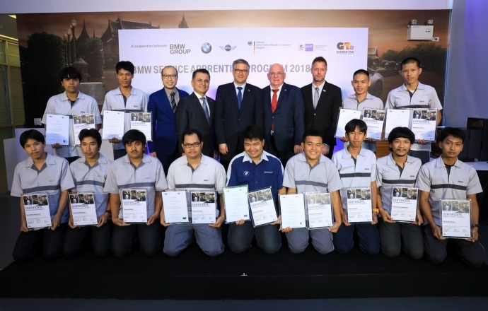 บีเอ็มดับเบิลยู กรุ๊ป ประเทศไทย สานฝันนักศึกษาสู่วิชาชีพด้านยานยนต์ BMW Service Apprentice Program
