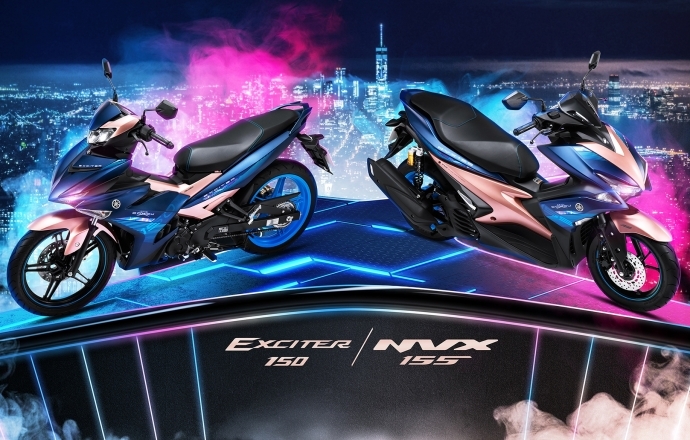 รถมอเตอร์ไซค์ใหม่ Yamaha NVX 155 และ Exciter (Y15ZR) รุ่นพิเศษ Doxou บุกตลาดเวียดนาม