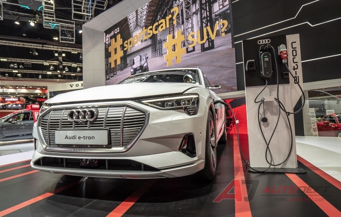 อาวดี้ ยกรถยนต์ไฟฟ้าตัวจริงคันแรกของค่าย AUDI e-tron มาอวดพร้อมขายจริงที่งาน Motor Show 2019