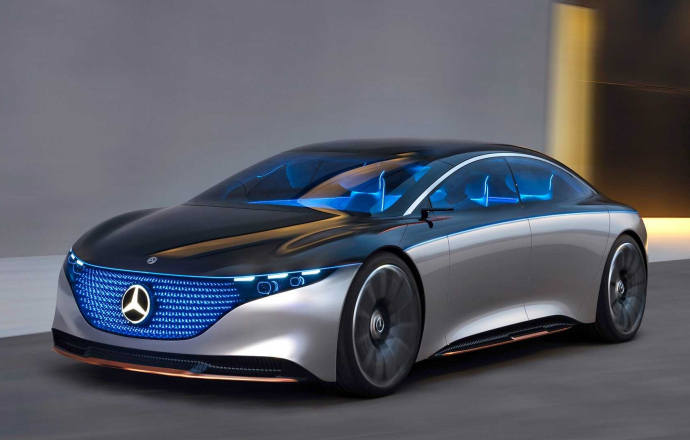 หล่อสุดพลัง เผยโฉม Mercedes-Benz Vision EQS concept รถยนต์ต้นแบบแห่งอนาคต