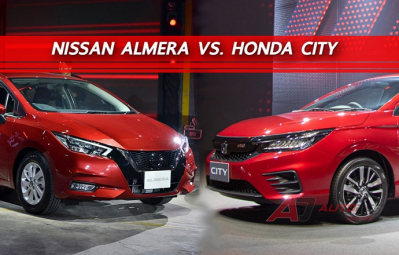 เป็นคุณจะเลือกใคร !! Honda City VS Nissan Almera ใหม่หมด..เก๋งเล็กรุ่นท็อปพลัง Turbo ในราคาต่างกัน 1 แสน
