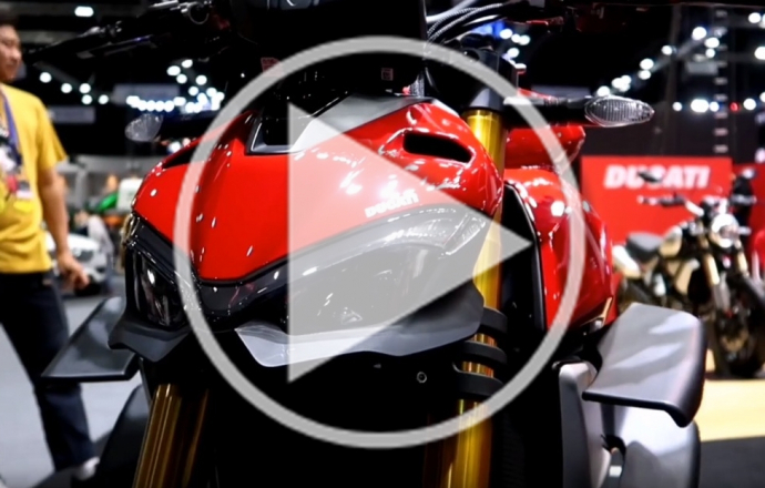 ชมวีดีโอคันจริง รถจักรยานยนต์ใหม่ Ducati Streetfighter V4 และ Panigale V2