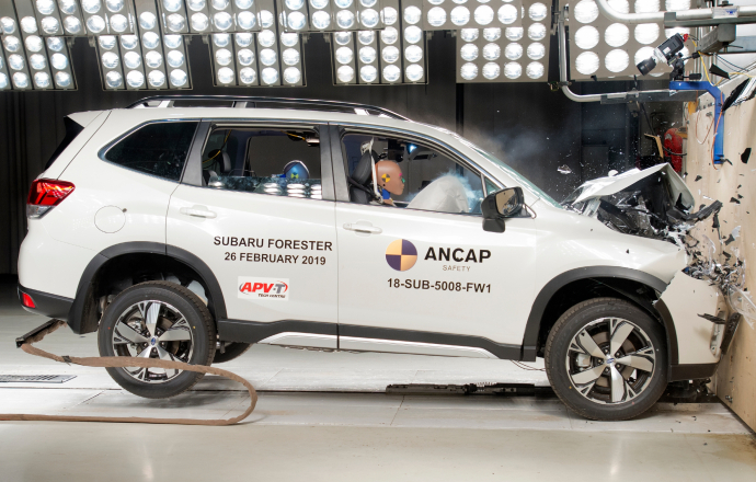 ปลอดภัยสุด...Subaru Forester รับเต็ม 5 ดาว ทดสอบความปลอดภัยจาก Euro NCAP