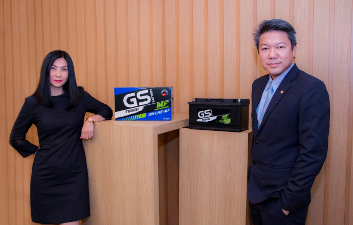 ยีเอส แบตเตอรี่ ผู้นำในตลาดแบตเตอรี่รถยนต์เมืองไทย เดินหน้ารุกตลาด เปิดตัวแบตเตอรี่ขั้วจม  ผลิตภัณฑ์นำเข้าจากโรงงาน GS ประเทศ ตุรกี “นวัตกรรมใหม่ “DIN TYPE LN5-MF” 