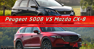 เป็นคุณจะเลือกใคร!! Peugeot 5008 VS Mazda CX-8 2 ครอสโอเวอร์ 3 แถว จาก 2 ชาติ….คู่ปรับที่น่าสนใจ