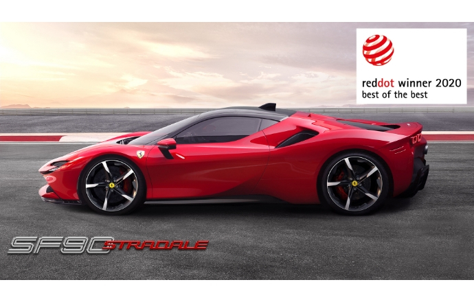 เฟอร์รารี่ SF90 Stradale คว้ารางวัลการออกแบบยอดเยี่ยม  ‘Best of the Best’ จาก Red Dot Award