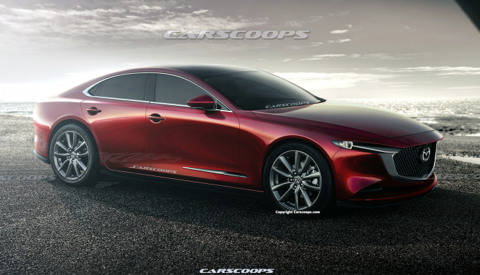 หล่อ หรู สปอร์ต !! All New Mazda 6 เก๋งใหญ่รุ่นใหม่หมด จ่อเผยจริงปี 2023