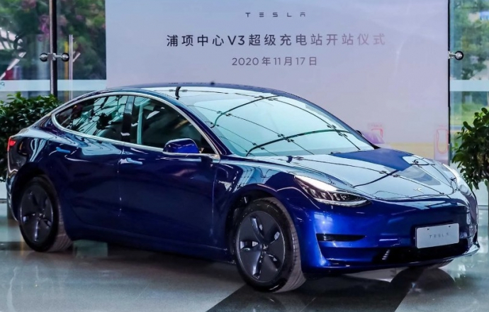 รถไฟฟ้า Tesla MIC Model 3 เดือน ม.ค. ในจีน กวาดยอดกว่า 15,000 คัน