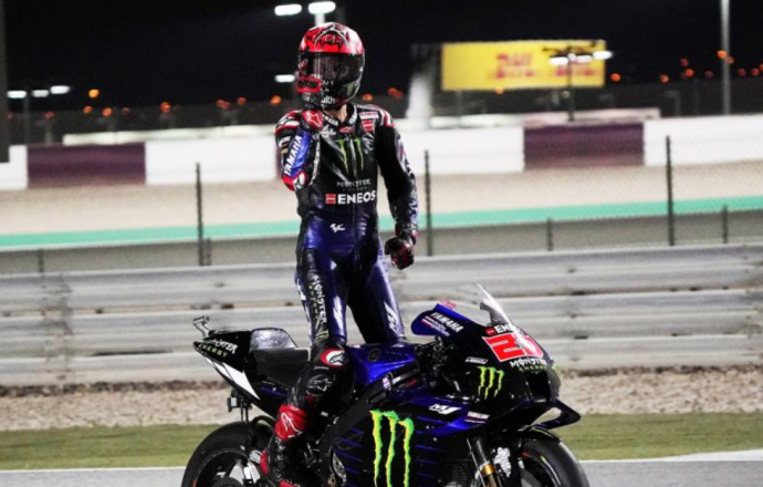 "El Diablo" Quartararo สุดเจ๋ง ไล่เก็บทีละคันจนคว้าชัย MotoGP สนาม 2 ที่โดฮาไปได้ 