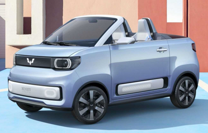 สุดน่ารักมีสไตล์กับ Hong Guang MINIEV Cabrio concept ที่งาน Shanghai Auto Show 2021
