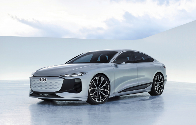 อาวดี้เปิดตัวรถไฟฟ้าซีดานหรูต้นแบบ Audi A6 e-tron Concept ที่งาน Shanghai Auto Show 2021