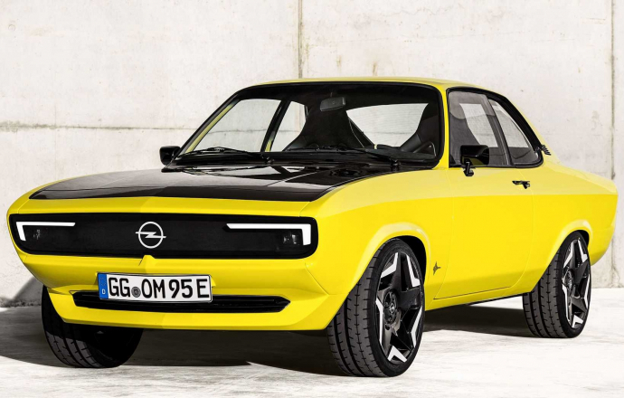 Opel เผยรถไฟฟ้า Opel Manta GSe ดัดแปลงใหม่ จากปี 1960 พร้อมเกียร์ธรรมดา