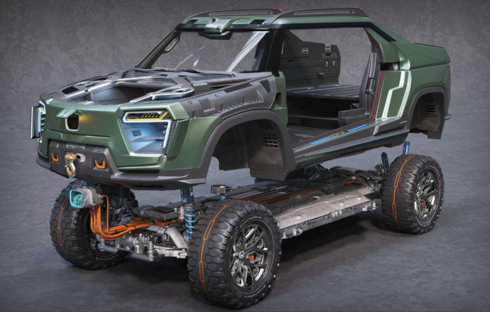 Honda Ridgeline EV Concept ไฟฟ้าล้วน จากจินตนาการ