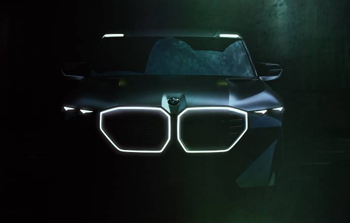 BMW M เผยภาพทีเซอร์รถไฟฟ้าต้นแบบใหม่ BMW Concept XM