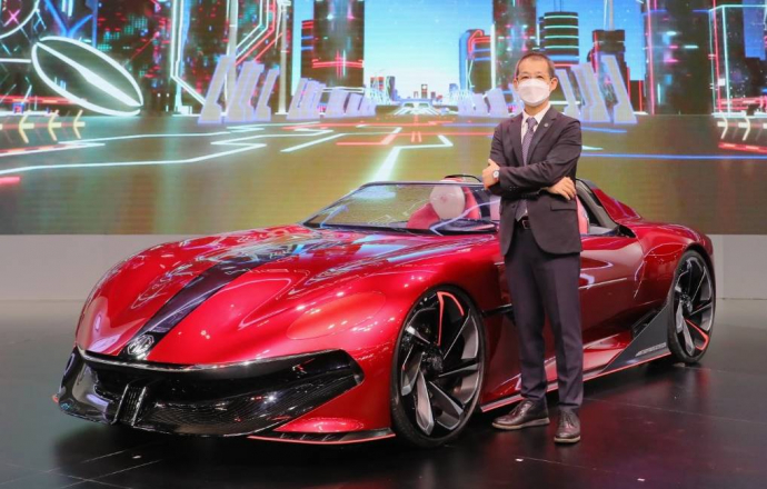 เอ็มจี อวดต้นแบบ MG Cyberster พร้อมเปิดโอกาสให้คนไทยได้เป็นเจ้าของรถสปอร์ต EV  ในงาน Motor Expo 2021