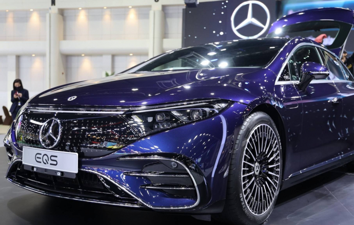 ยลโฉมคันจริง!! รถไฟฟ้าหรู The new EQS 450+ AMG Premium จาก Mercedes-Benz ที่งาน Motor Expo 2021
