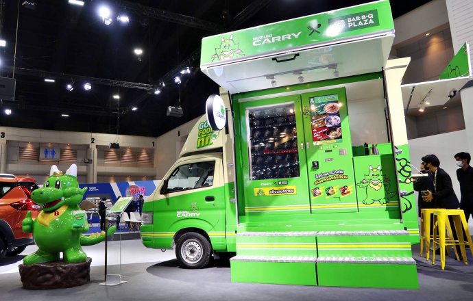 ชมรอบคันจริง!! SUZUKI CARRY x BAR B Q PLAZA กับ Food Truck รูปแบบใหม่ ที่งาน Motor Expo 2021