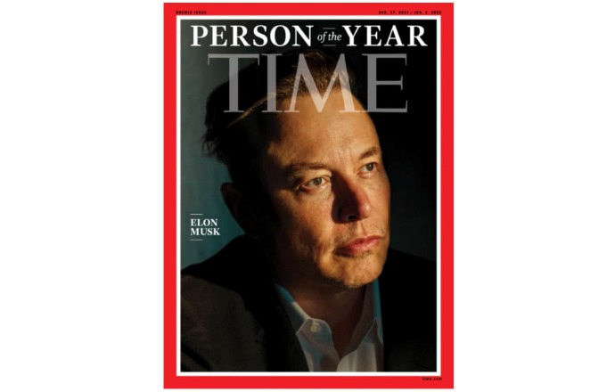 เจ้าพ่อรถไฟฟ้า Elon Musk รับรางวัลบุคคลแห่งปี 2021 จากนิตยสาร Time