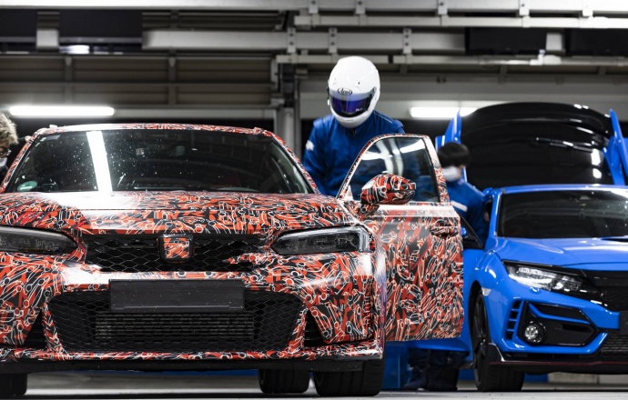 ฮอนด้าเผยภาพเบื้องหลังการทดสอบ Honda Civic Type R ใหม่ ที่สนาม Suzuka