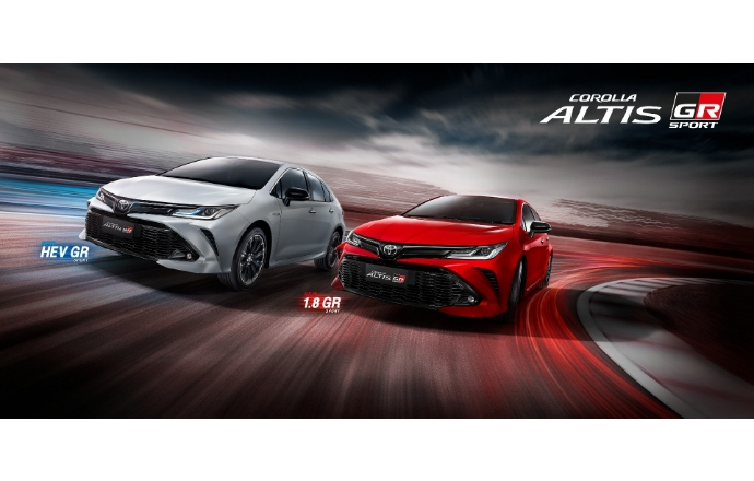 ไปให้สุด...โตโยต้าเปิดตัว Toyota Corolla Altis GR Sport สายซิ่งในราคาเริ่มต้น 1,059,000 บาท
