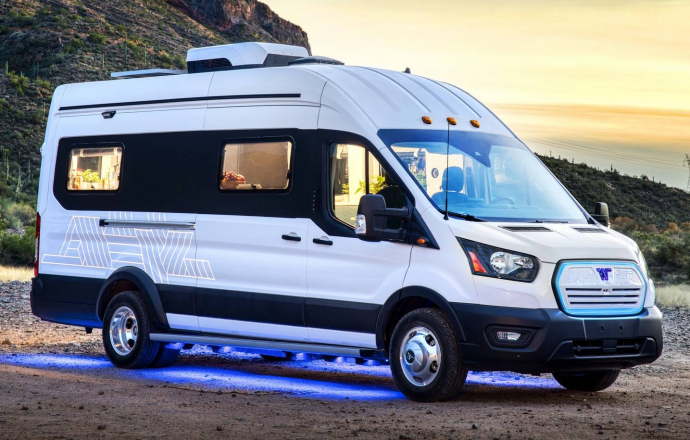 อวดโฉมต้นแบบรถบ้านไฟฟ้า Winnebago e-RV Concept ที่งาน Florida RV Super Show