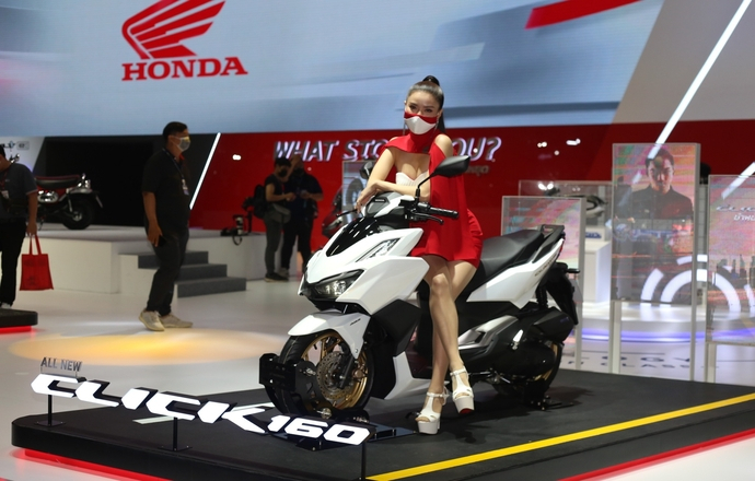 รถจักรยานยนต์ฮอนด้า ส่งโปรแรง All New Click160 เฉพาะในงาน Motor Show 2022