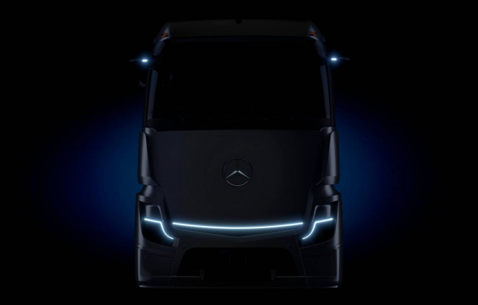 รถบรรทุกต้นแบบไฟฟ้า Mercedes-Benz eActros LongHaul Concept เตรียมเปิดตัว ก.ย. นี้