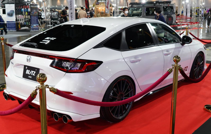 ยลโฉมคันจริง Honda Civic Hatchback FL เสริมหล่อโดย BLITZ ที่งาน Bangkok Auto Salon 2022