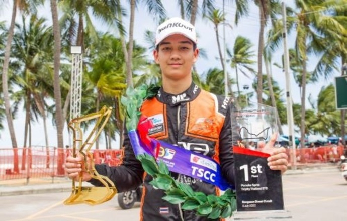 AAS Motorsport นำทีม นักแข่งดาวรุ่ง ควบ Porsche คว้ารางวัลมาครอง : รายการ Thailand Super Series 2022 - Bangsaen Grand Prix